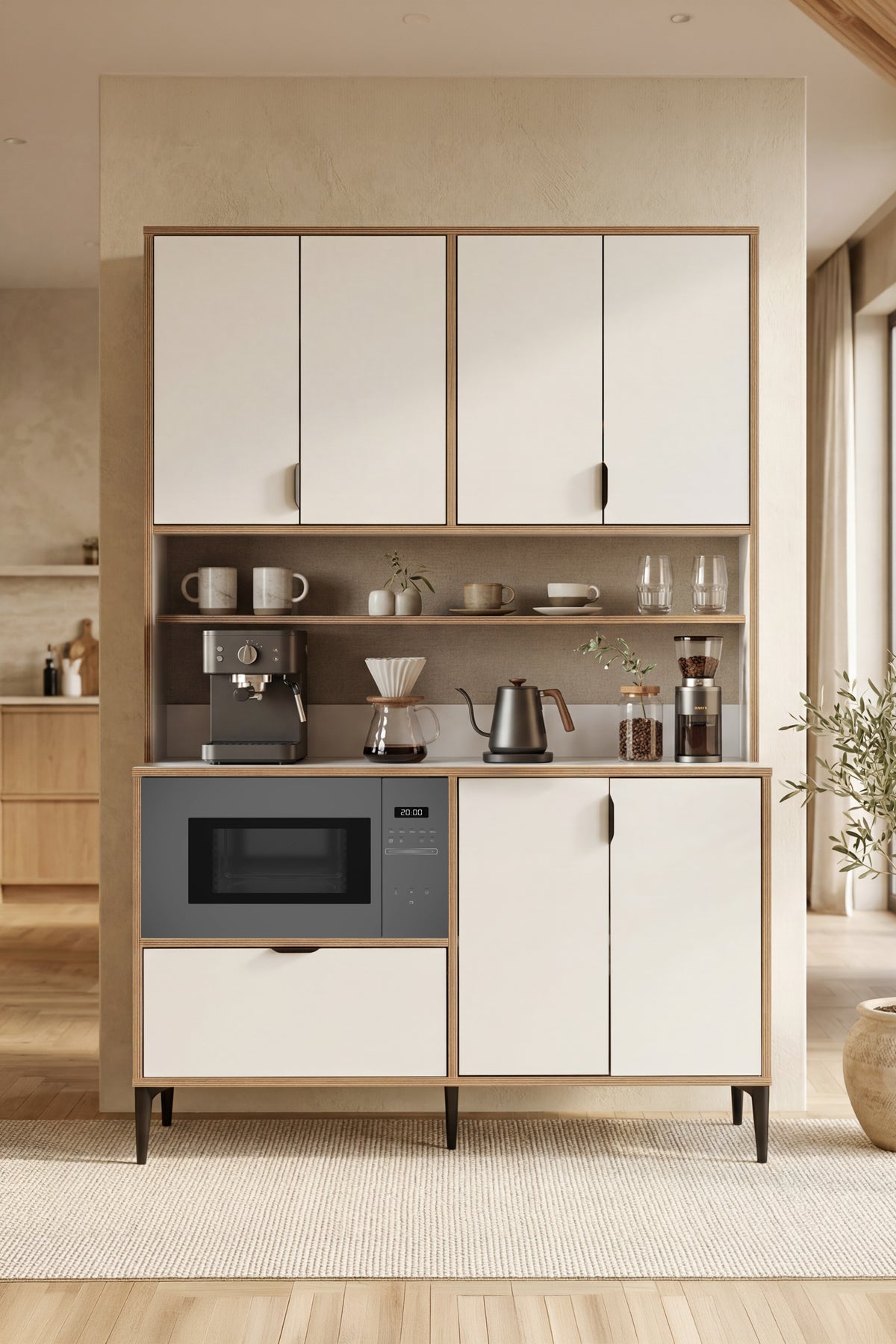 Arden 7 Kapaklı Kahve Köşesi, Mutfak Stüdyosu Y:190 G:128 D:
